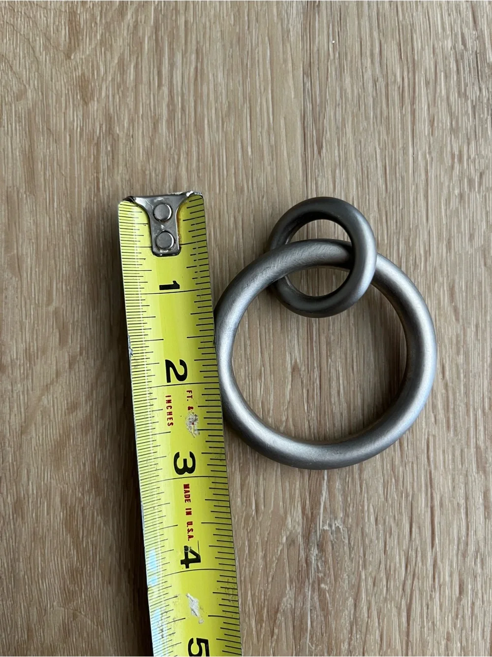 Pottery Barn 2.5” Heavy Duty Solid Metal Double Curtain Rings Pewter Set of 12